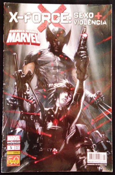 GRANDES HERÓIS MARVEL n°05 - X-FORCE SEXO + VIOLENCIA