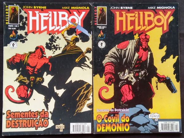 HELLBOY - SEMENTES DA DESTRUIÇAO n° 1 ao 2 - COMPLETO