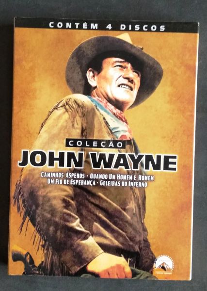 COLEÇÃO JOHN WAYNE - CONTEM 4 DISCOS