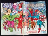 ALBUM SUPER-HERÓIS MARVEL LIVRO ILUSTRADO (VAZIO)